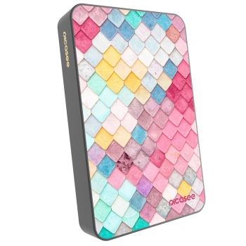 Picasee Powerbank cu MagSafe 10 000 mAh Gri - Colorful roof