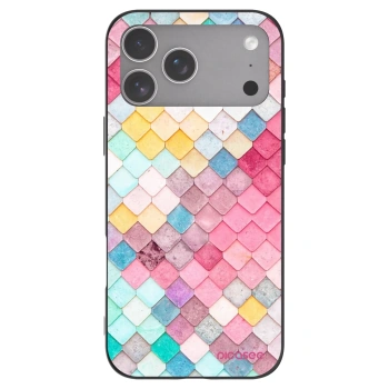 Picasee husă neagră din silicon pentru Apple iPhone 18 Pro Max - Colorful roof
