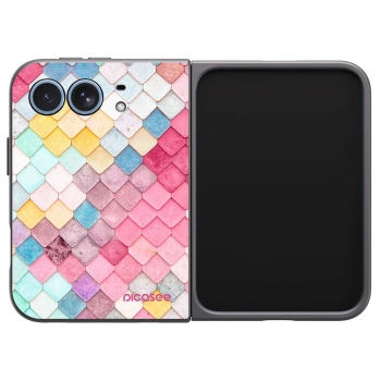 Picasee husă neagră din silicon pentru Apple iPhone Duo - Colorful roof