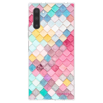 Picasee husă transparentă din silicon pentru Samsung Galaxy Note 10 N970F - Colorful roof