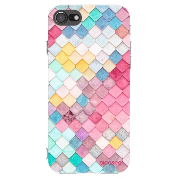 Picasee husă transparentă din silicon pentru Apple iPhone 8 - Colorful roof
