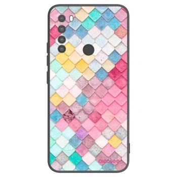 Picasee husă neagră din silicon pentru Xiaomi Redmi Note 8 - Colorful roof