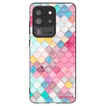 Picasee husă neagră din silicon pentru Samsung Galaxy S20 Ultra 5G G988F - Colorful roof