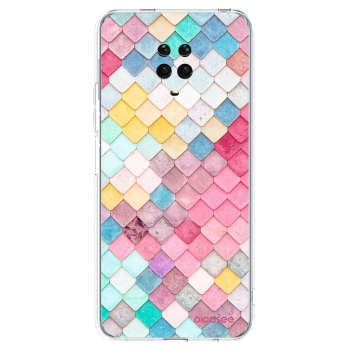 Picasee husă transparentă din silicon pentru Xiaomi Redmi Note 9 Pro - Colorful roof
