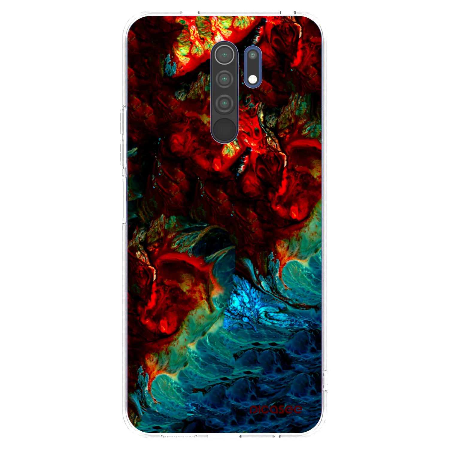 Picasee husă transparentă din silicon pentru Xiaomi Redmi 9 - Universe
