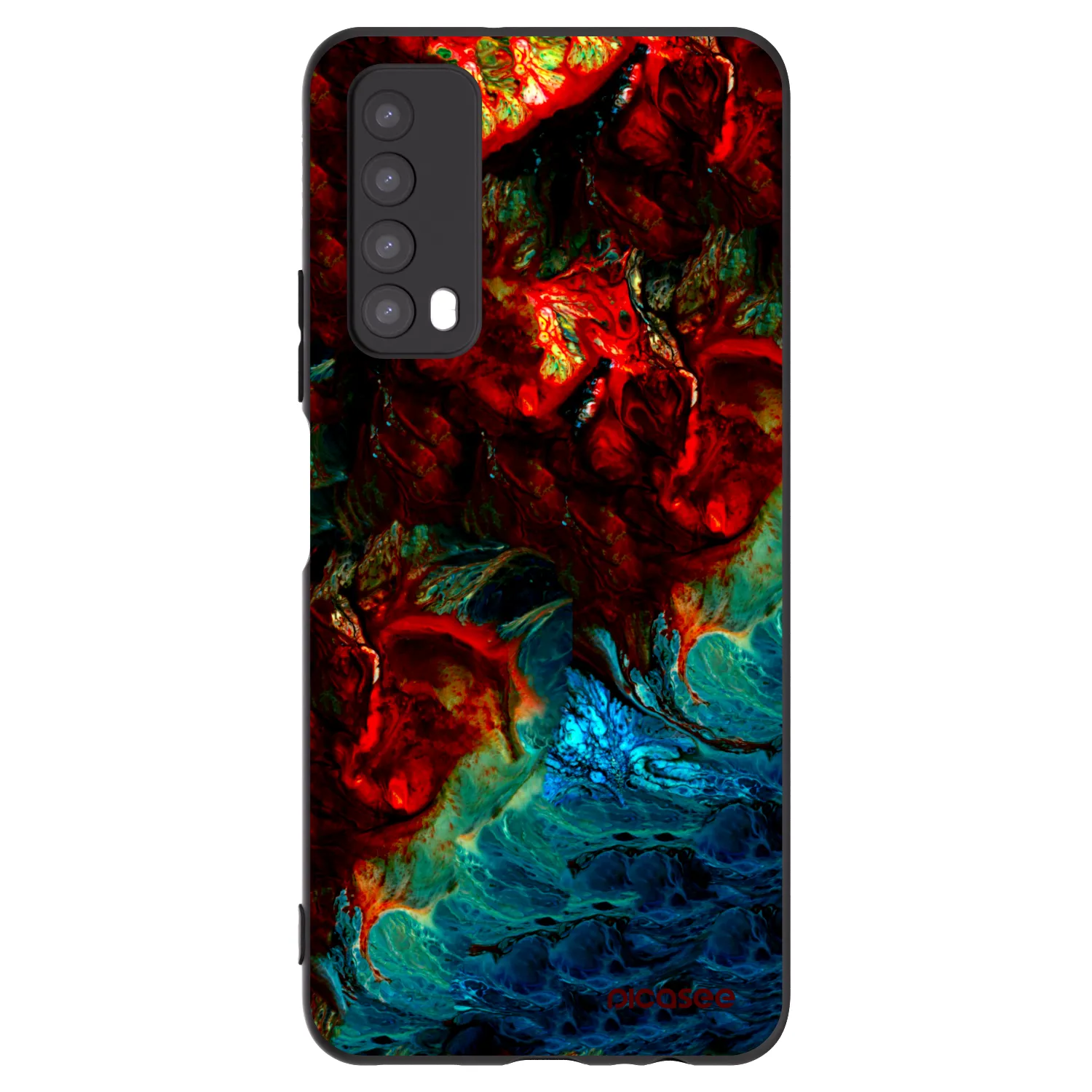 Picasee husă neagră din silicon pentru Huawei P Smart 2021 - Universe