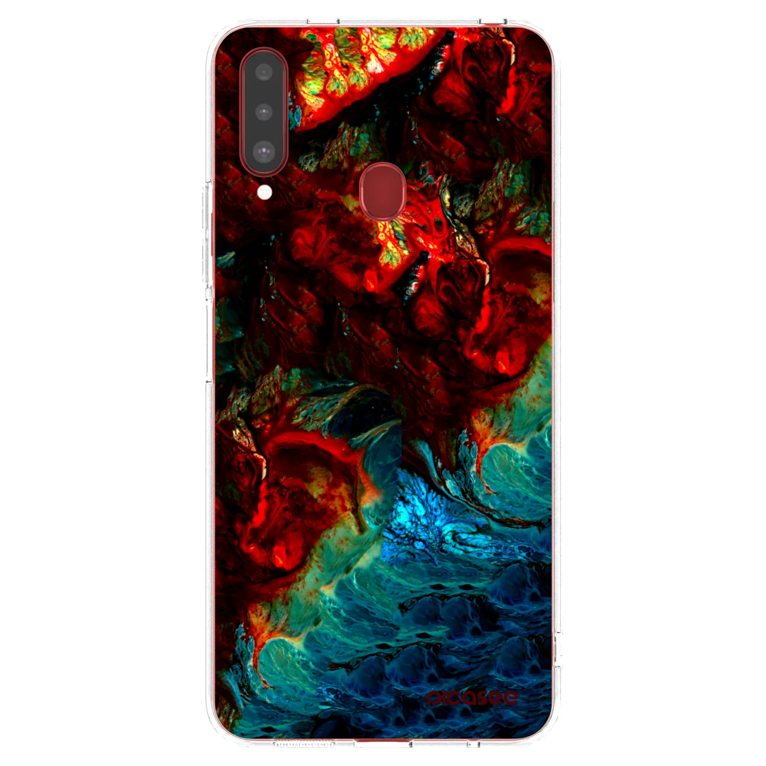 Picasee husă transparentă din silicon pentru Samsung Galaxy A20s - Universe