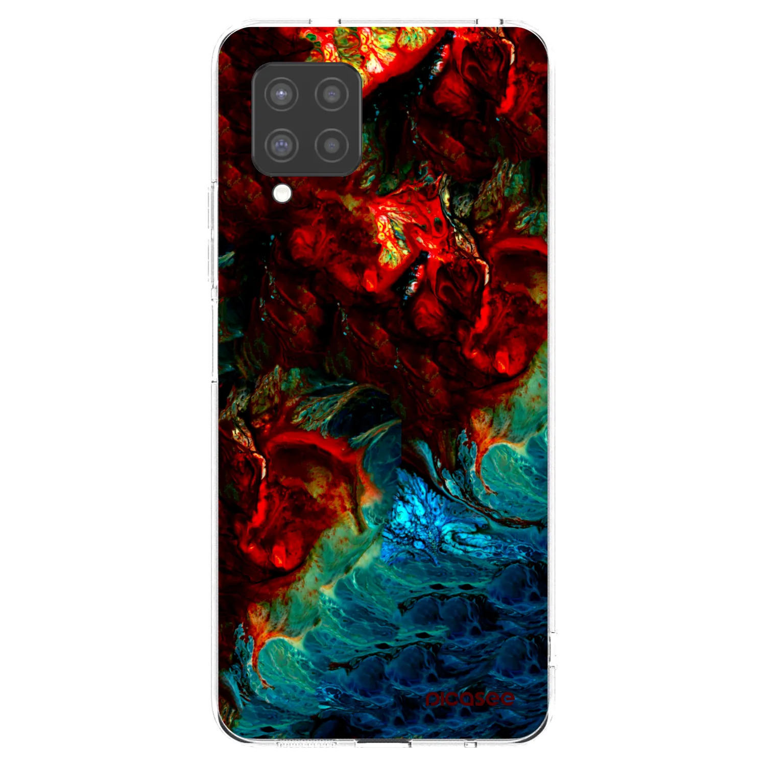 Picasee husă transparentă din silicon pentru Samsung Galaxy A42 A426B - Universe