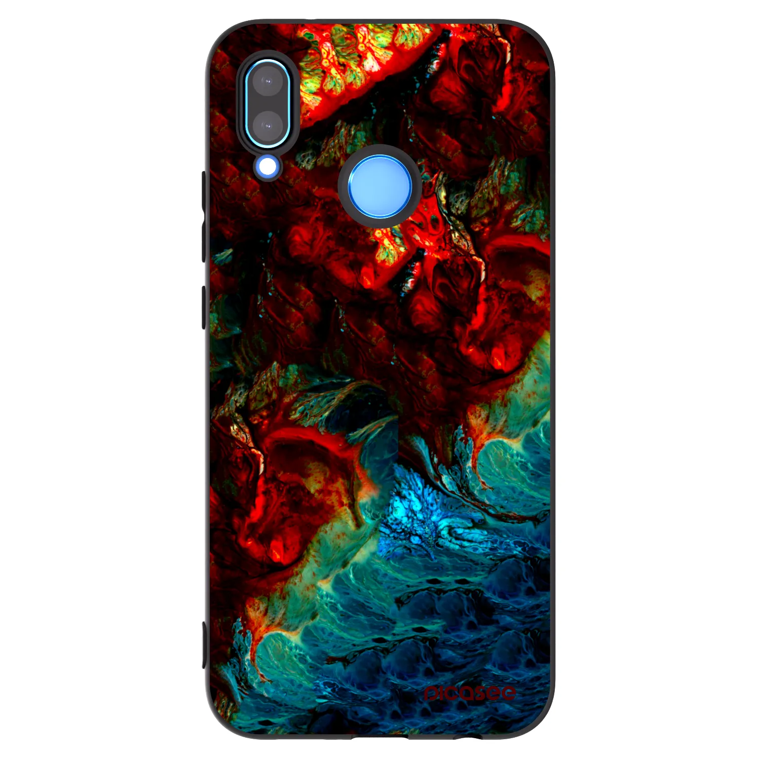 Picasee husă neagră din silicon pentru Huawei P20 Lite - Universe