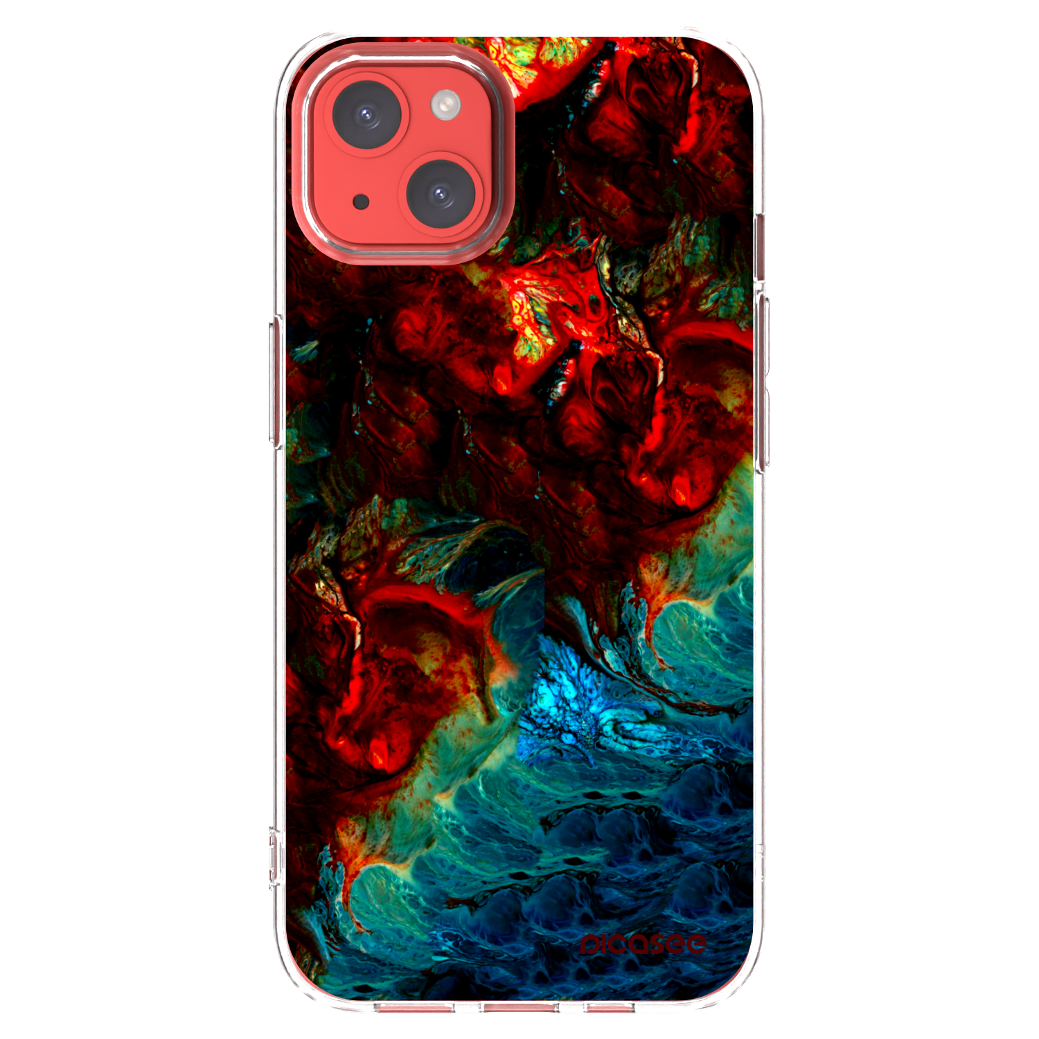 Picasee husă transparentă din silicon pentru Apple iPhone 13 - Universe