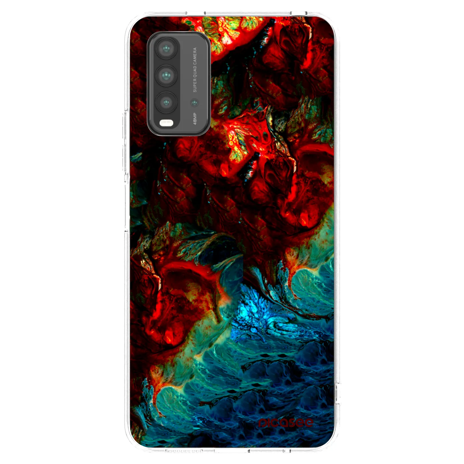 Picasee husă neagră din silicon pentru Xiaomi Redmi 9T - Universe