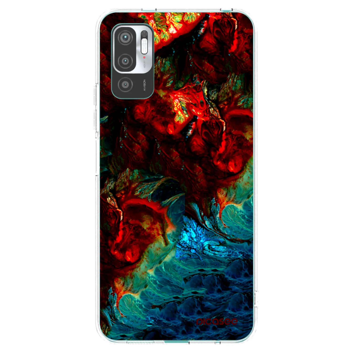 Picasee husă transparentă din silicon pentru Xiaomi Redmi Note 10 5G - Universe