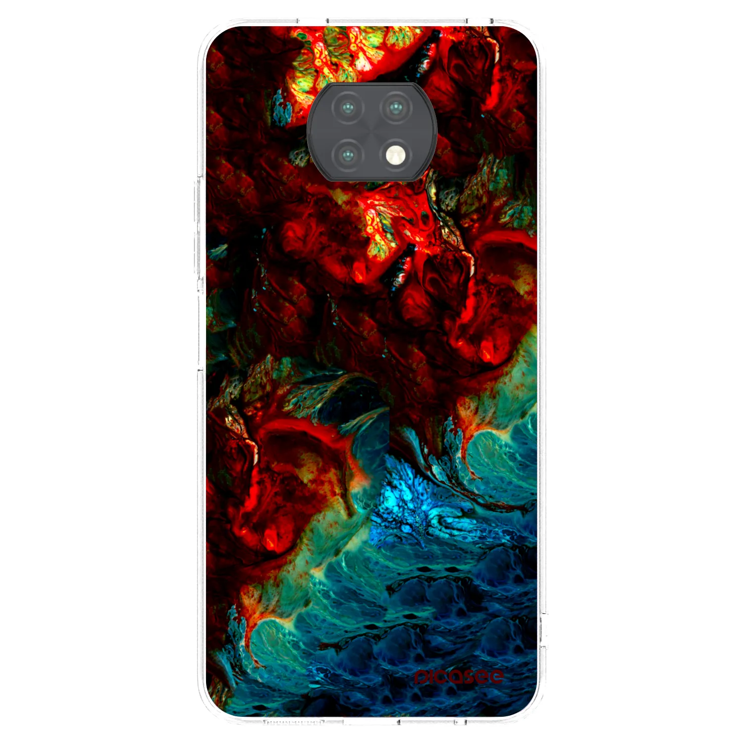 Picasee husă transparentă din silicon pentru Xiaomi Redmi Note 9T - Universe