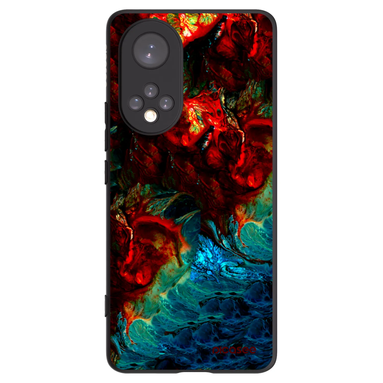 Picasee husă neagră din silicon pentru Huawei Nova 9 - Universe