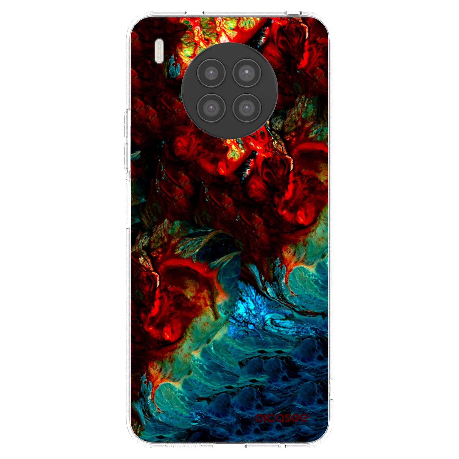 Picasee husă transparentă din silicon pentru Huawei Nova 8i - Universe