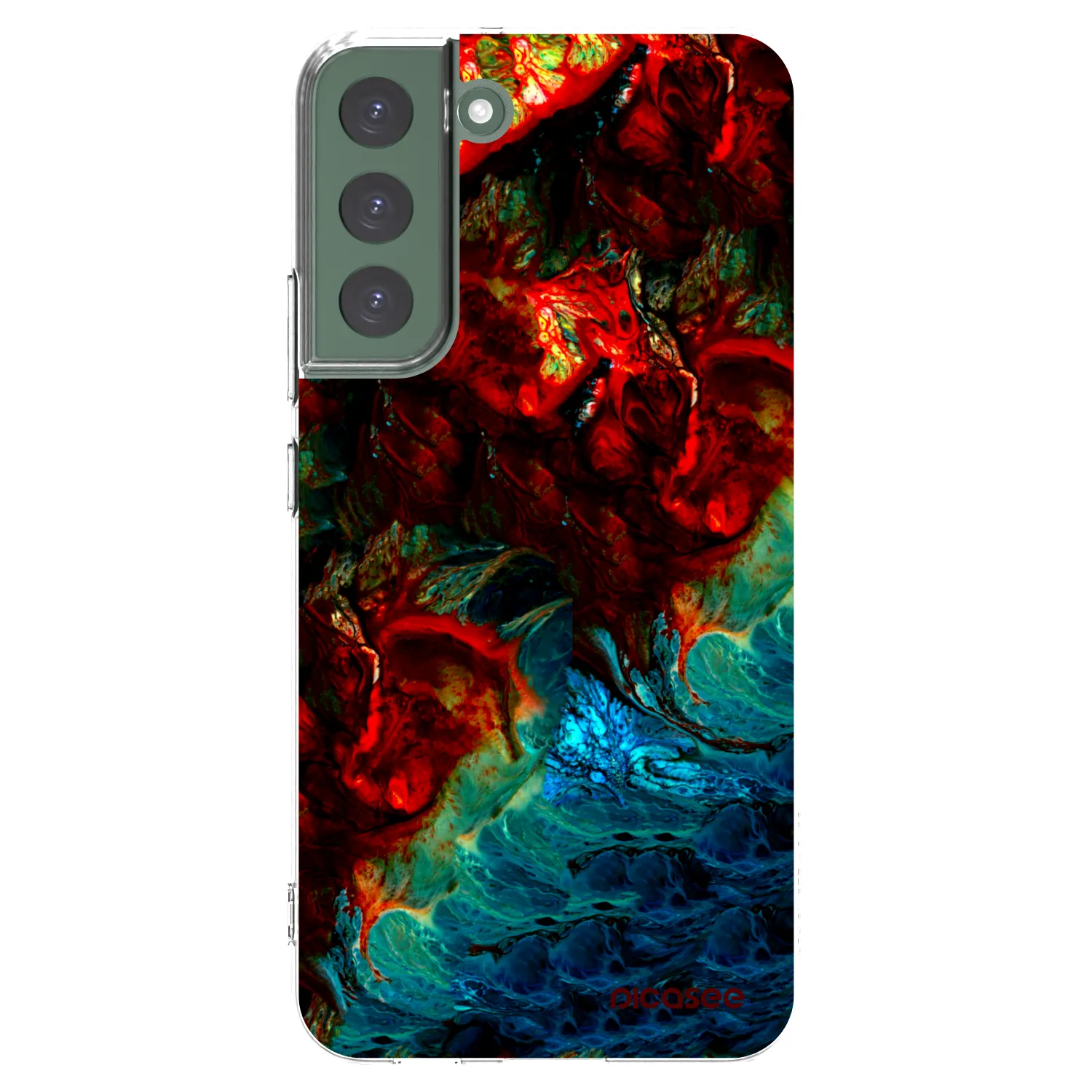 Picasee husă transparentă din silicon pentru Samsung Galaxy S22+ 5G - Universe