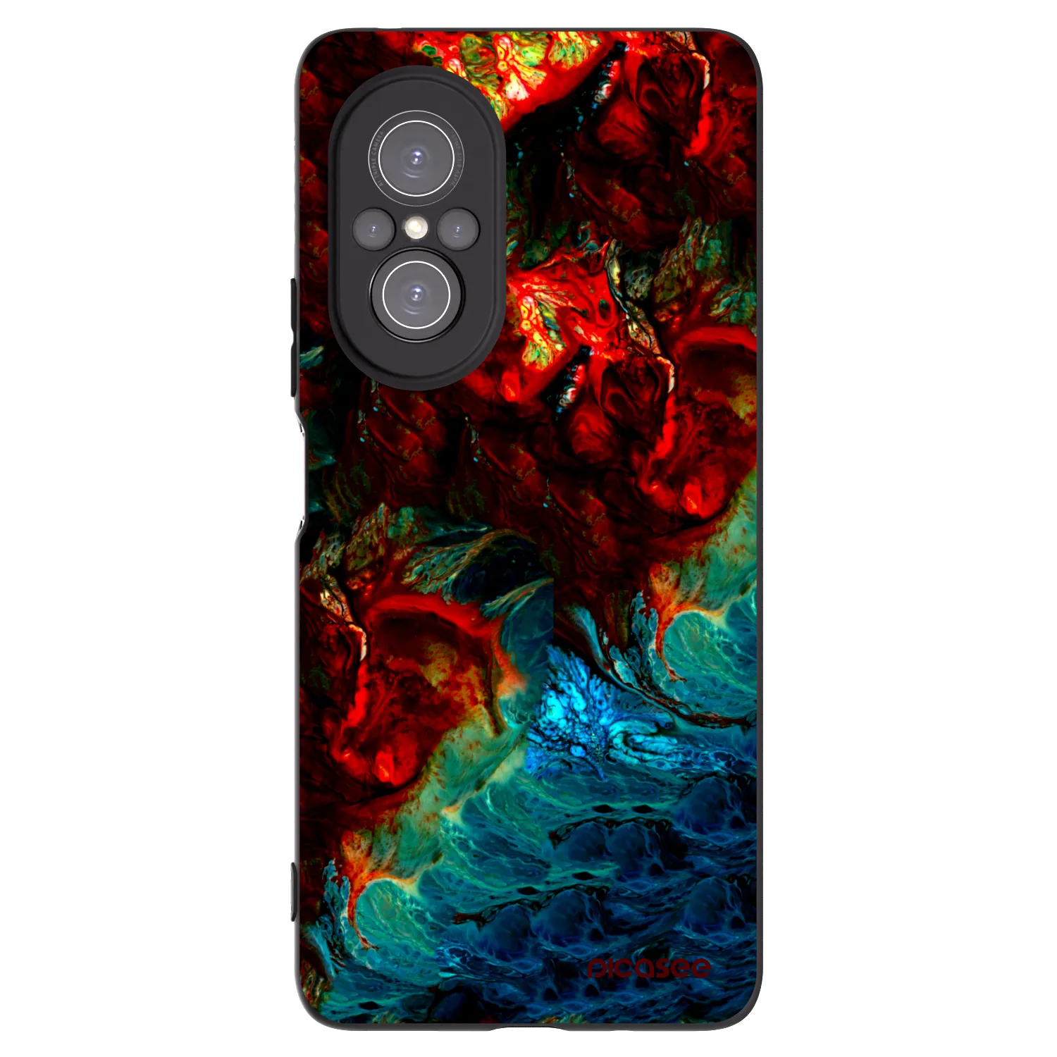 Picasee husă neagră din silicon pentru Huawei Nova 9 SE - Universe