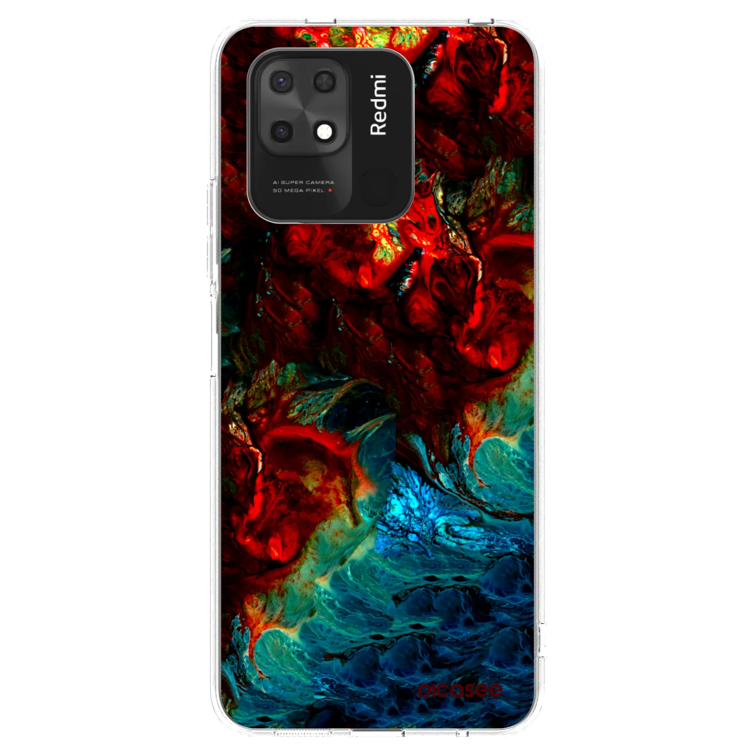 Picasee husă transparentă din silicon pentru Xiaomi Redmi 10C - Universe