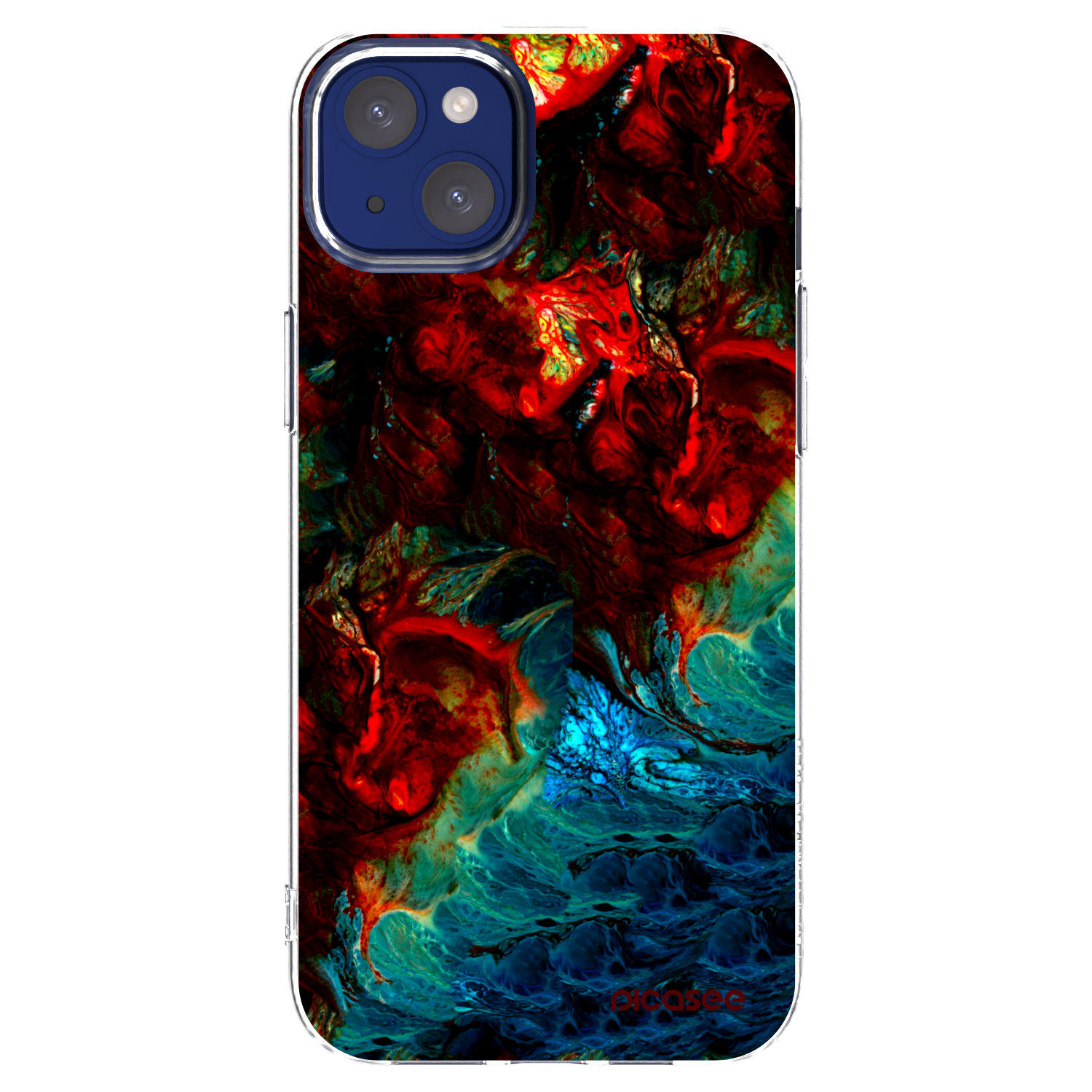 Picasee husă transparentă din silicon pentru Apple iPhone 14 Plus - Universe