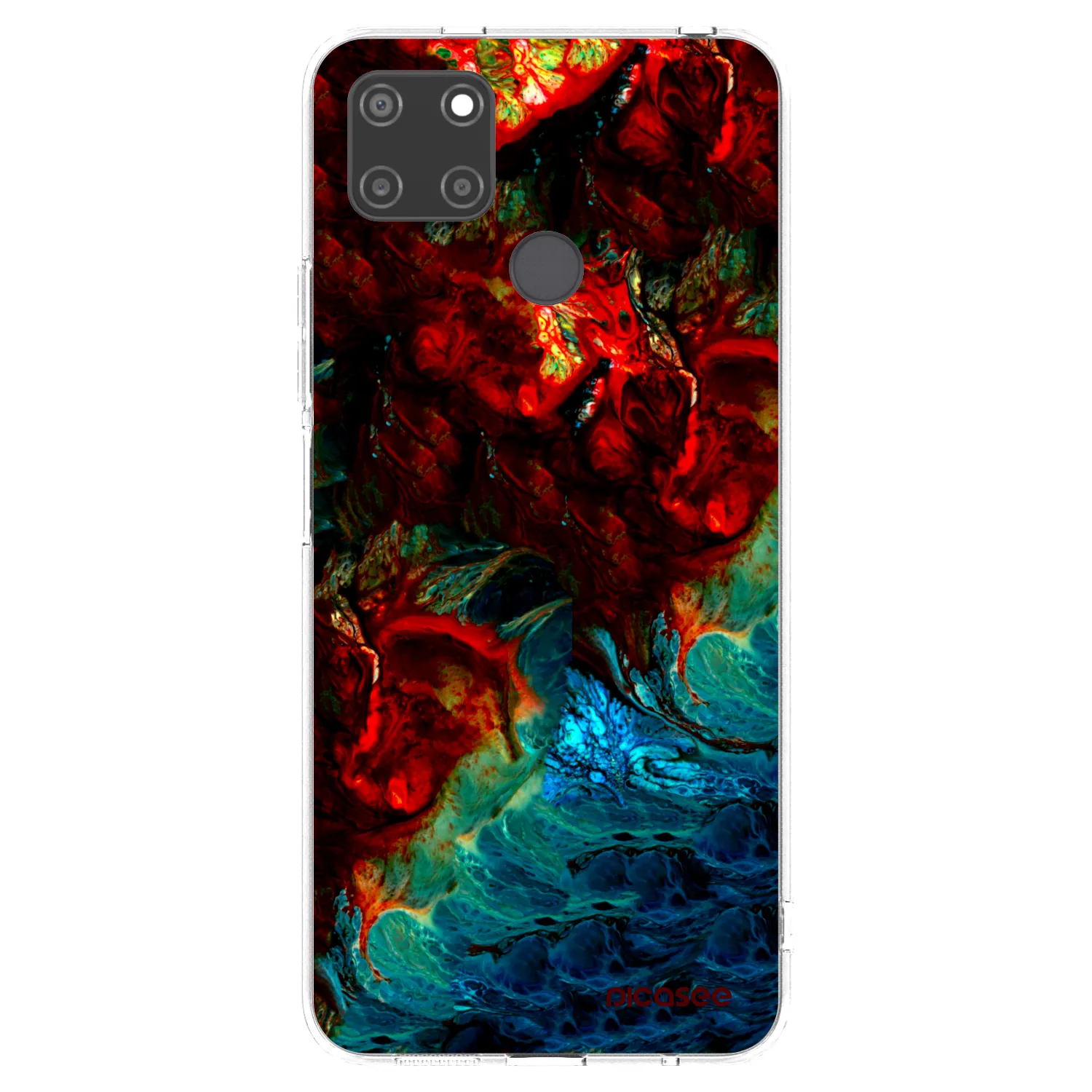 Picasee husă transparentă din silicon pentru Realme C21Y - Universe