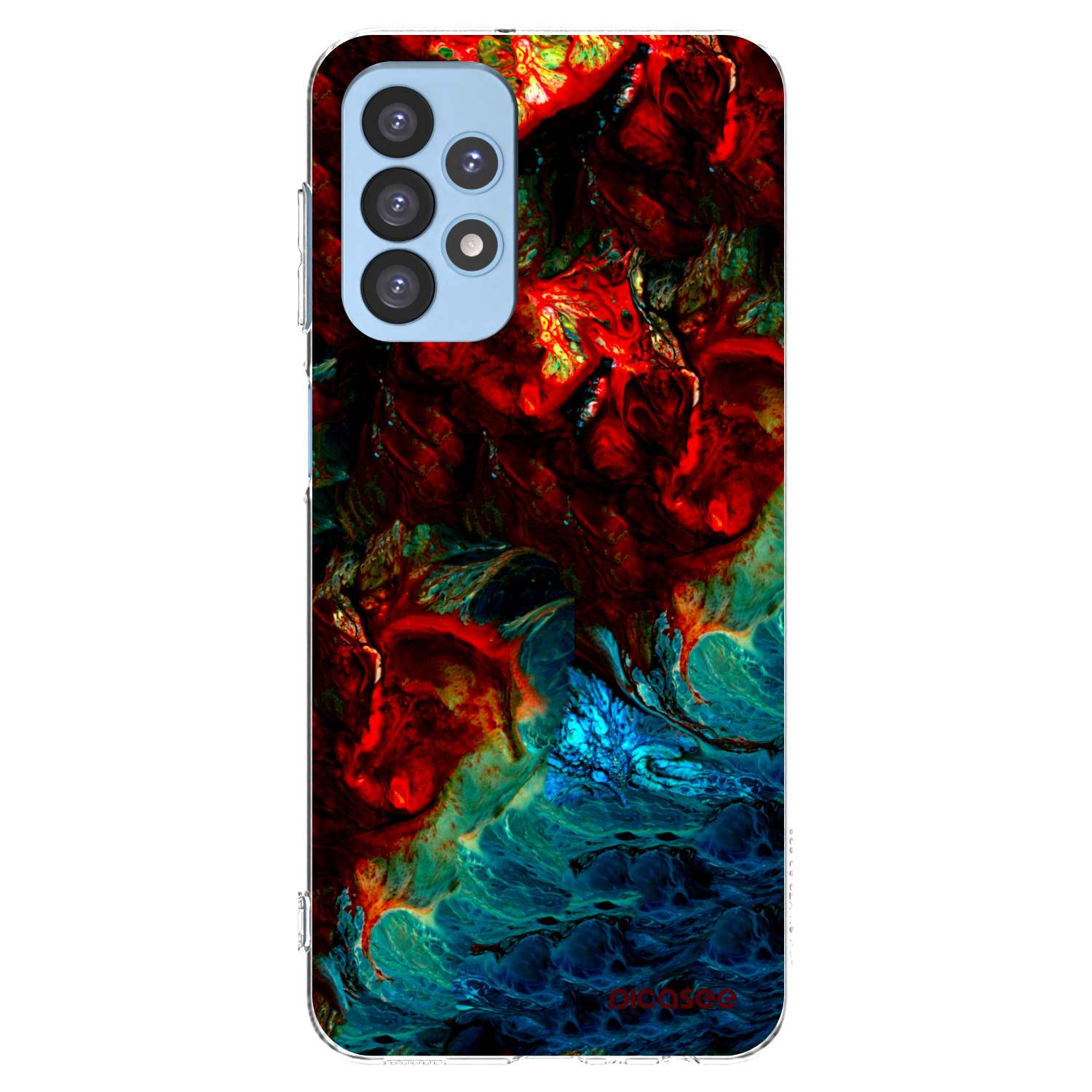 Picasee husă transparentă din silicon pentru Samsung Galaxy A23 A235F 4G - Universe