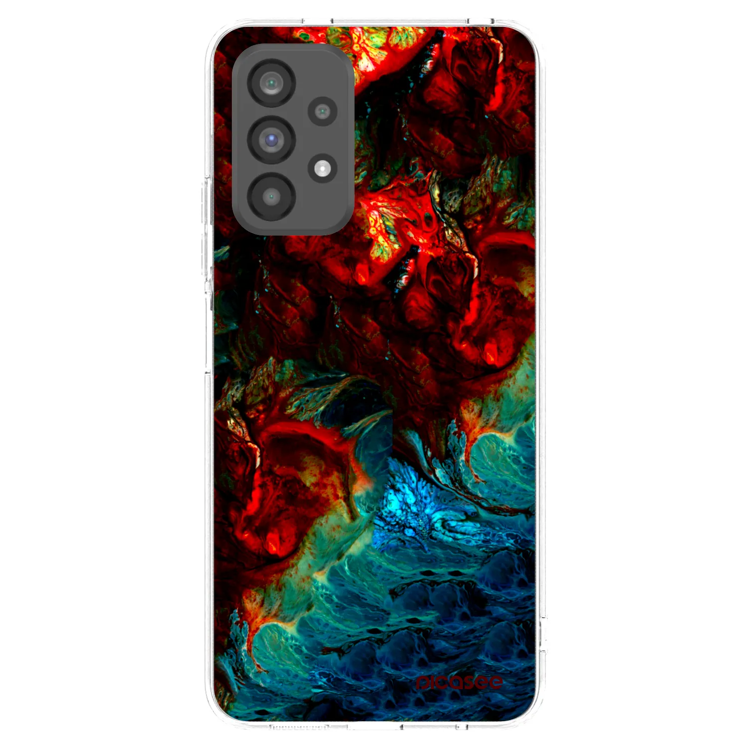 Picasee husă transparentă din silicon pentru Samsung Galaxy A73 5G - Universe