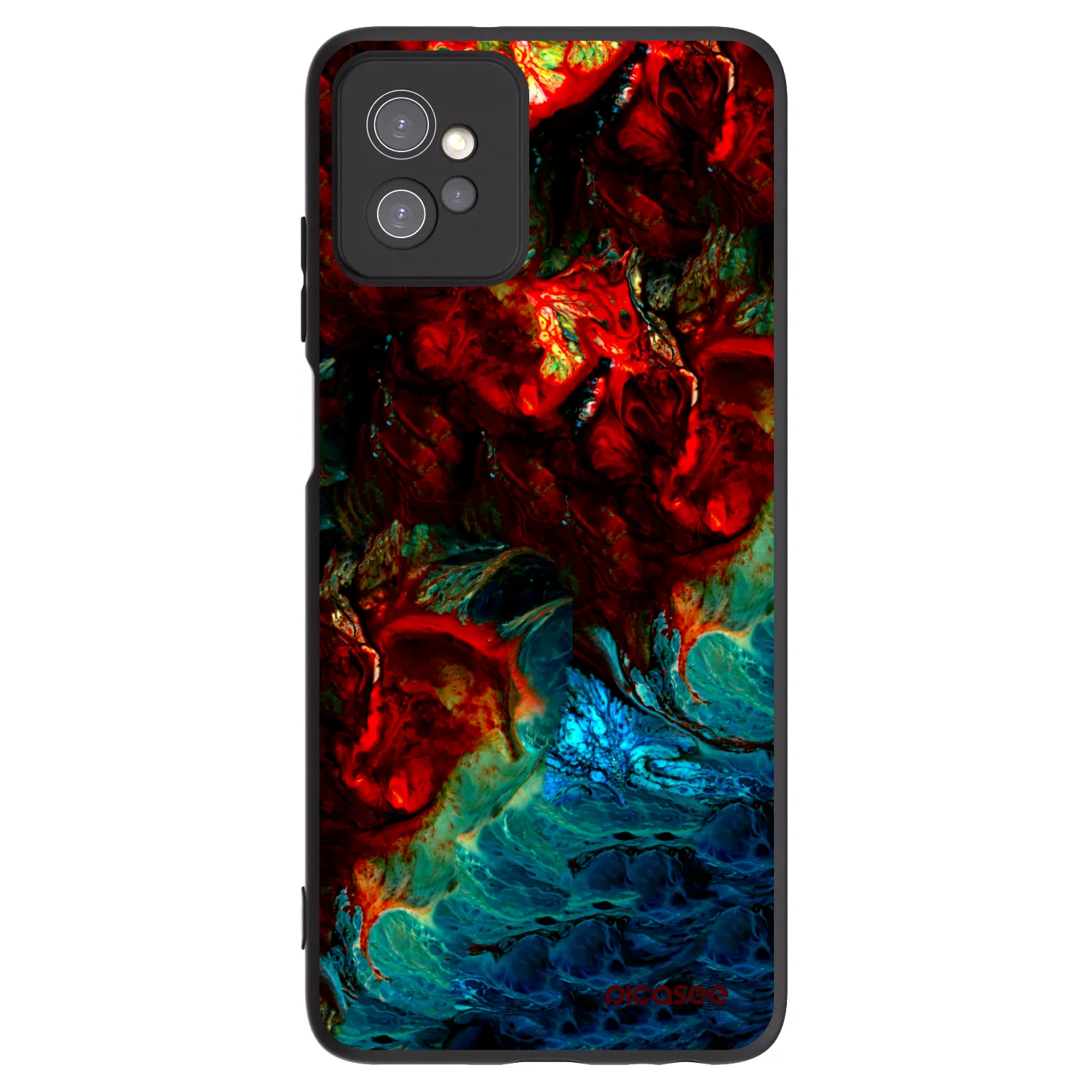 Picasee husă neagră din silicon pentru Motorola Moto G32 - Universe