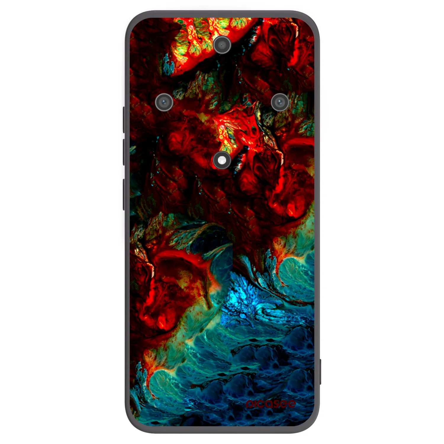 Picasee husă neagră din silicon pentru Honor Magic5 Lite 5G - Universe