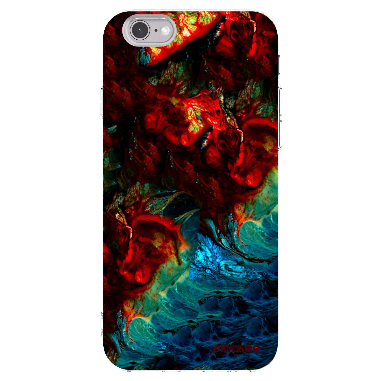 Picasee husă transparentă din silicon pentru Apple iPhone 6/6S - Universe