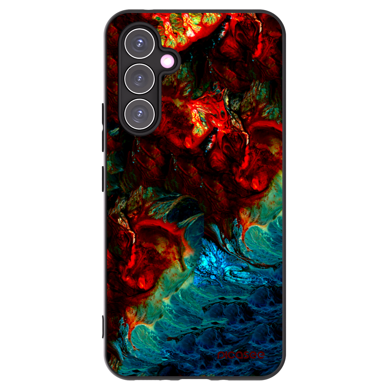 Picasee husă neagră din silicon pentru Samsung Galaxy A54 5G A546B - Universe