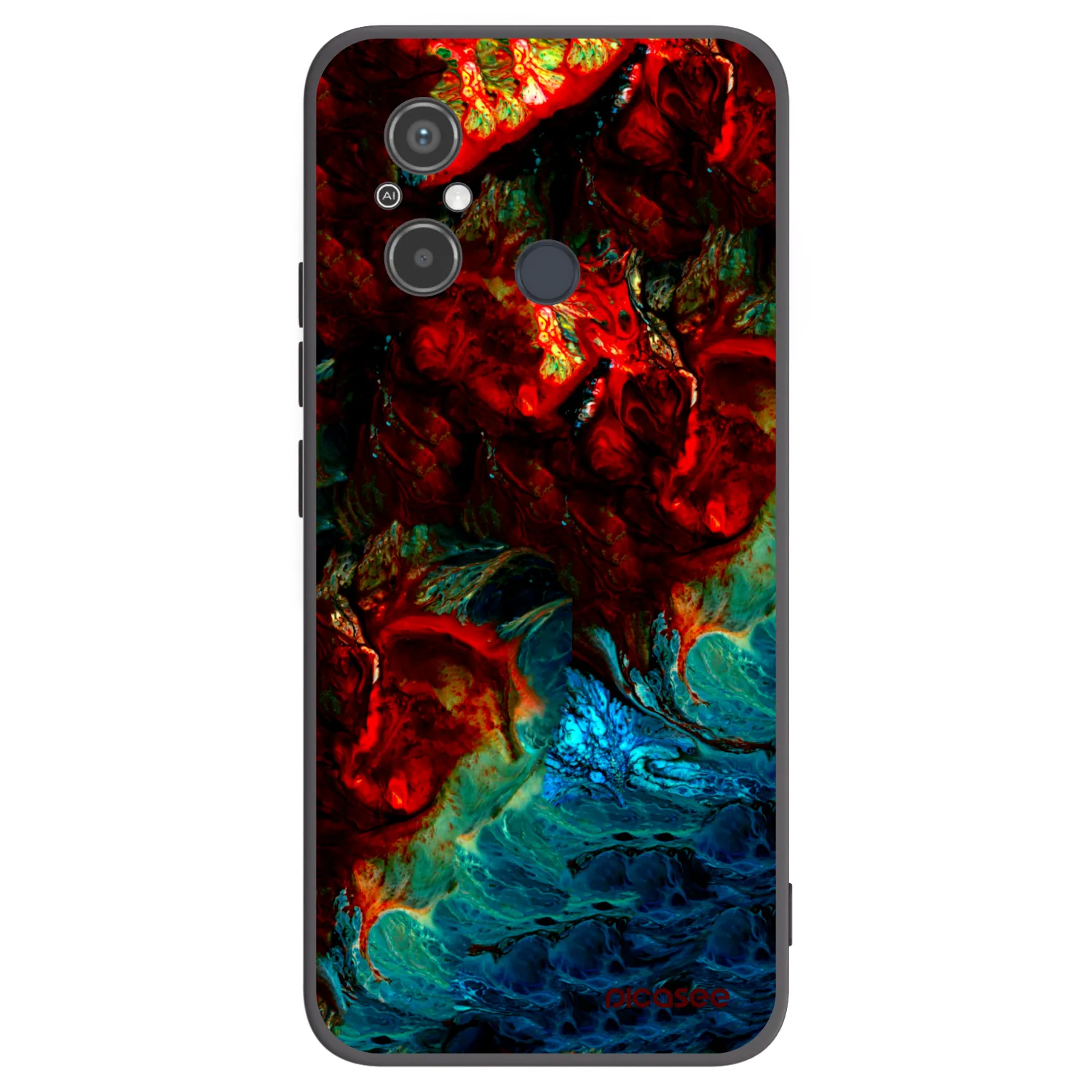 Picasee husă neagră din silicon pentru Xiaomi Redmi 12C - Universe