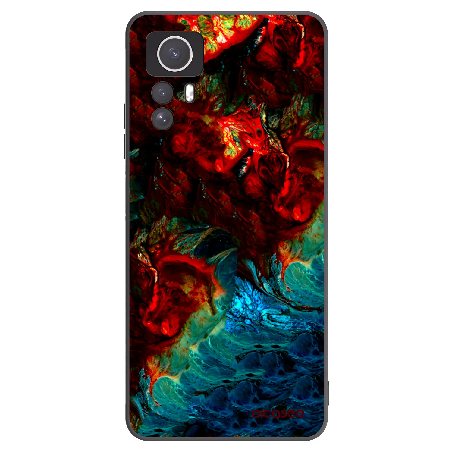 Picasee husă neagră din silicon pentru Xiaomi Redmi Note 12S - Universe