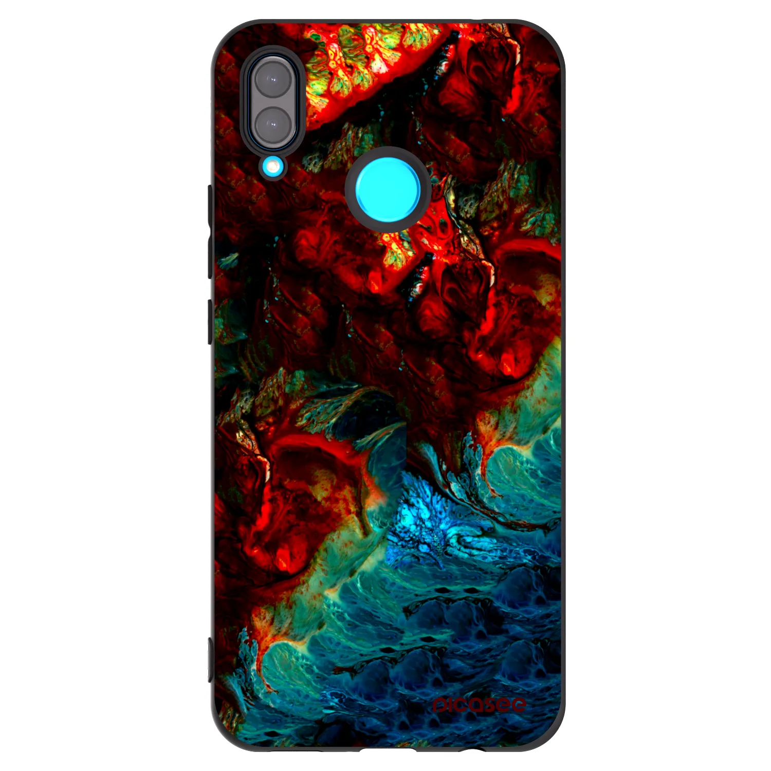 Picasee husă neagră din silicon pentru Huawei Nova 3 - Universe