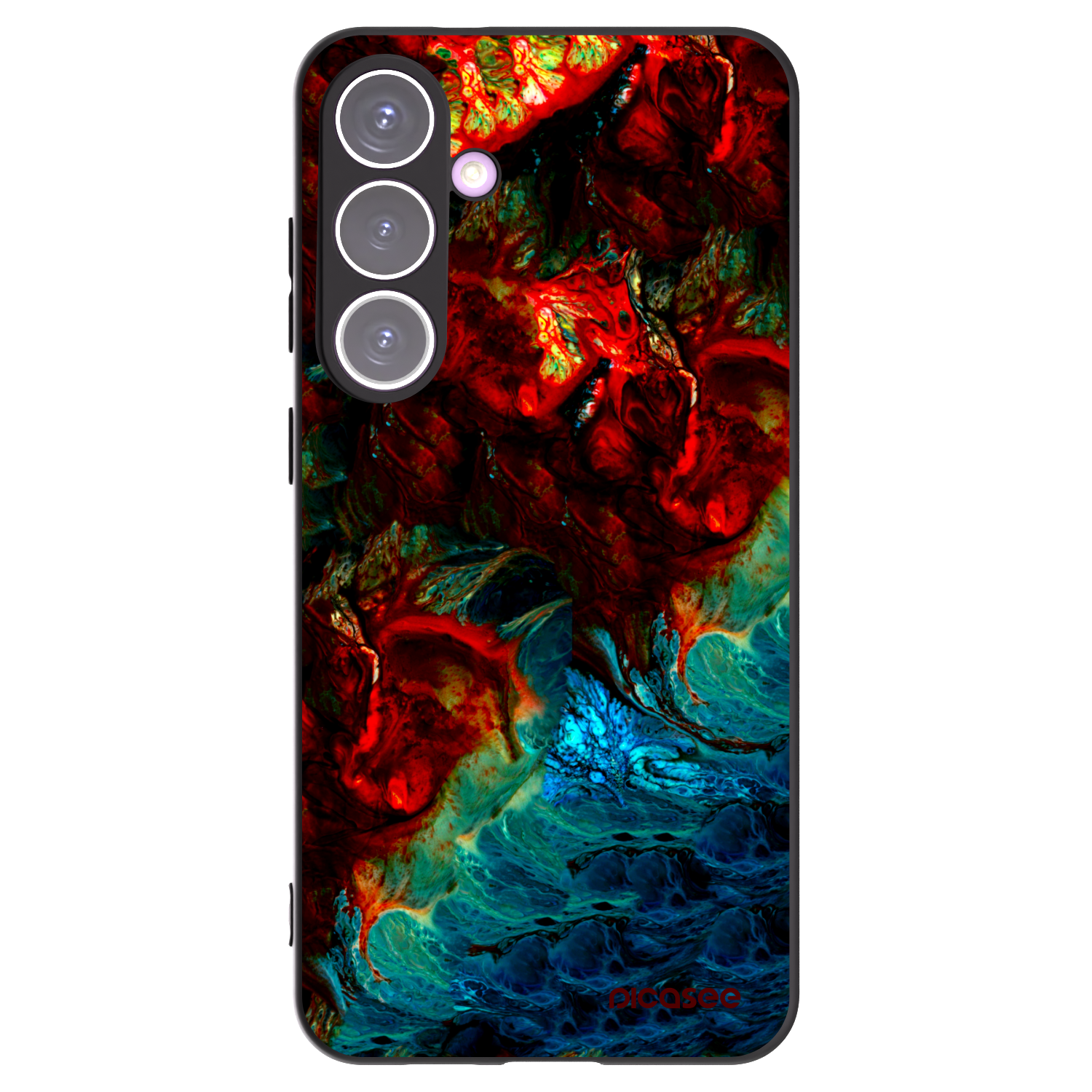 Picasee husă neagră din silicon pentru Samsung Galaxy S24+ S926B 5G - Universe