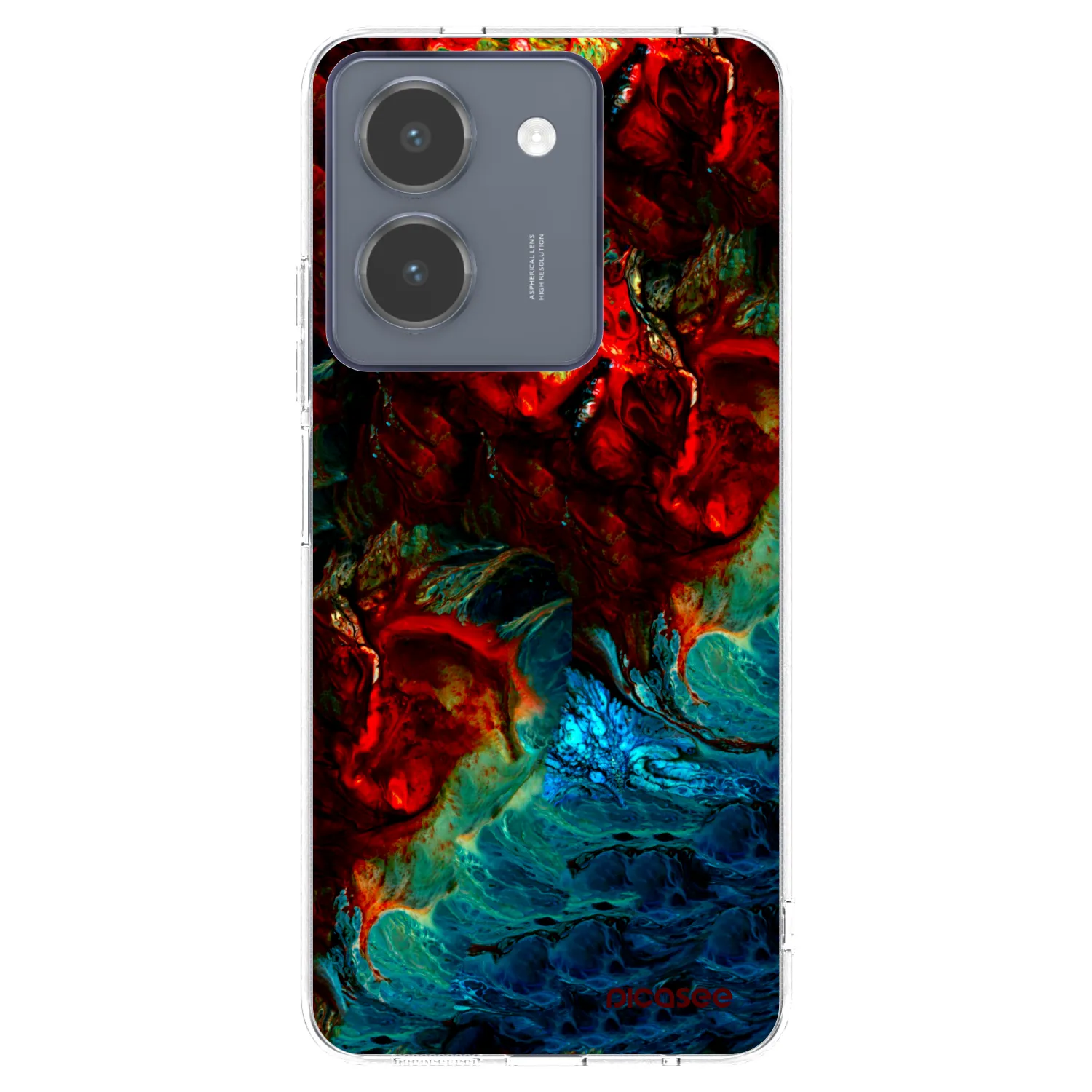 Picasee husă transparentă din silicon pentru Vivo Y36 4G - Universe