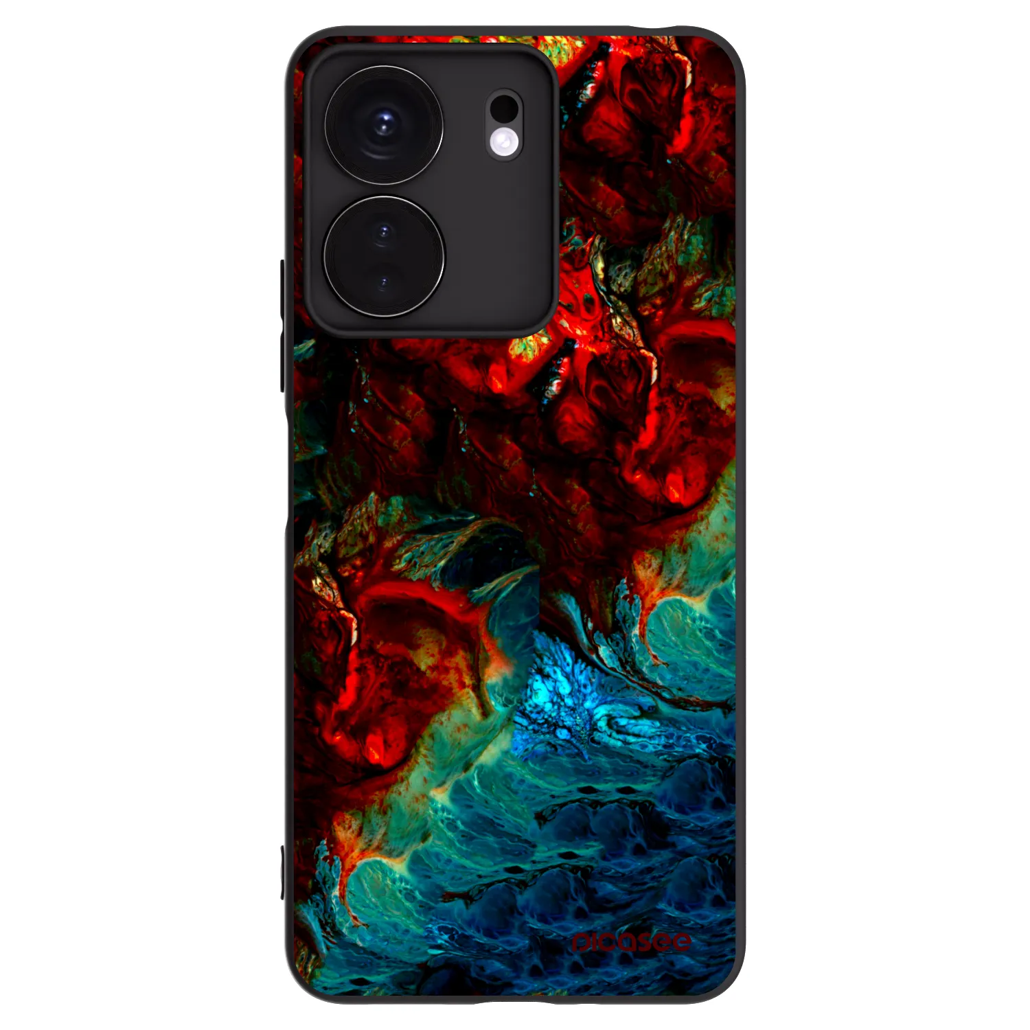 Picasee husă neagră din silicon pentru Xiaomi Redmi 13C 4G - Universe