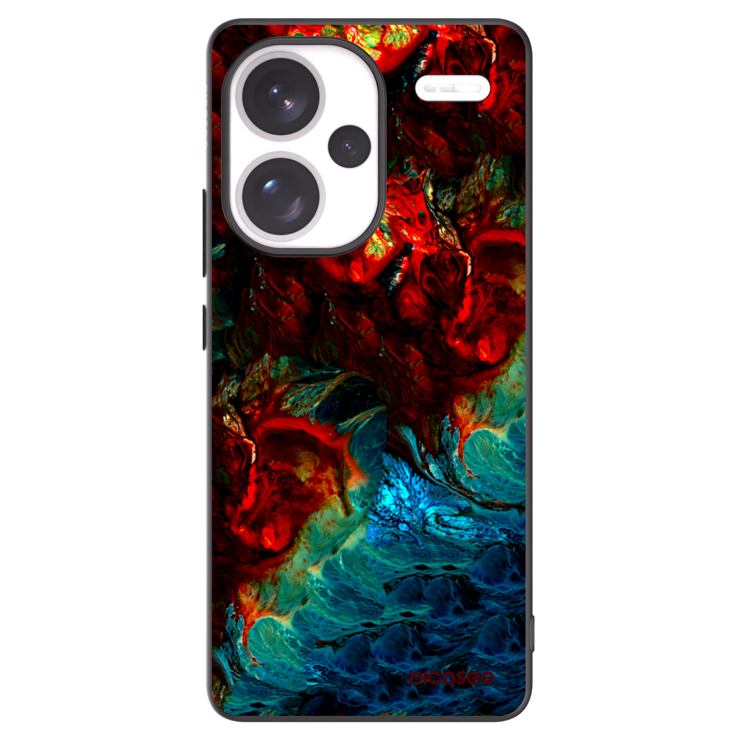 Picasee husă neagră din silicon pentru Xiaomi Redmi Note 13 Pro+ 5G - Universe