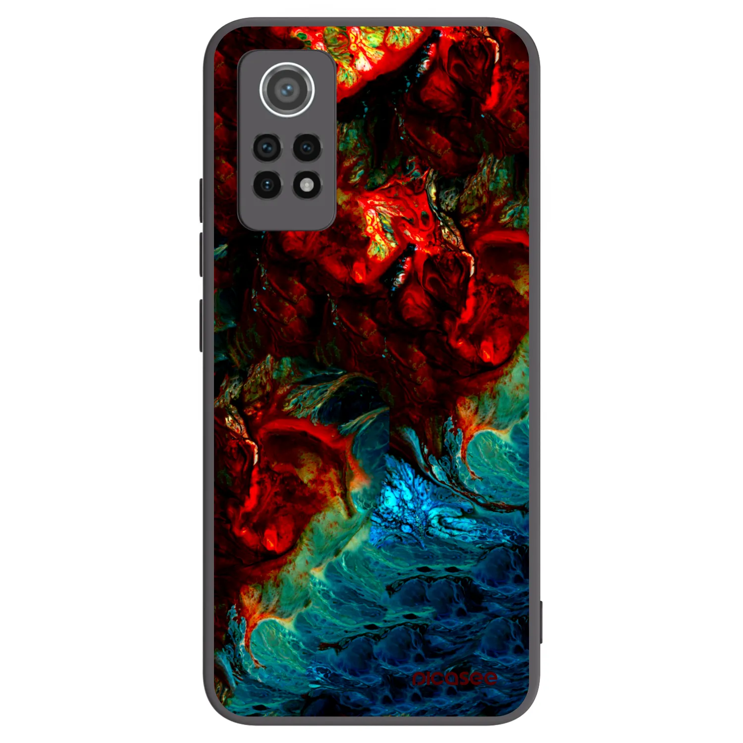 Picasee husă neagră din silicon pentru Xiaomi Redmi Note 12 Pro 4G - Universe