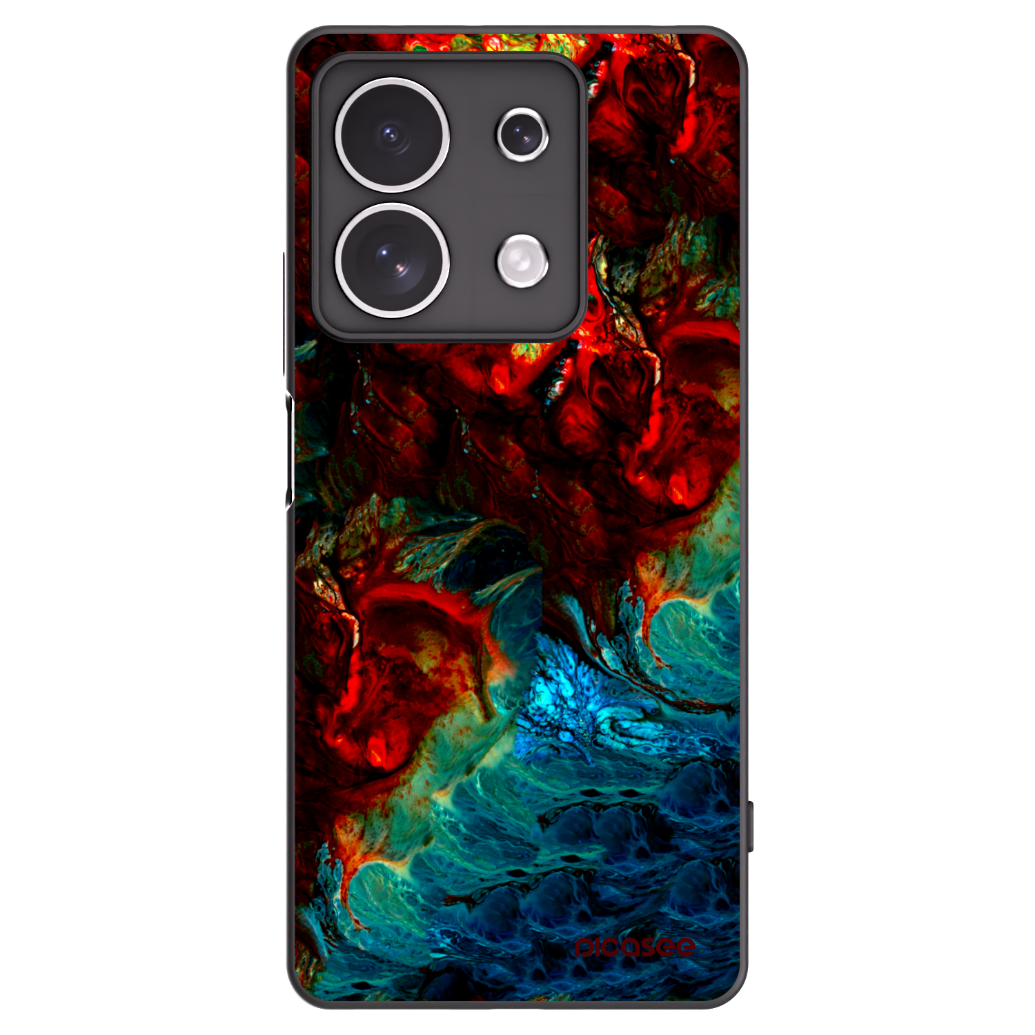 Picasee husă neagră din silicon pentru Xiaomi Redmi Note 13 4G - Universe