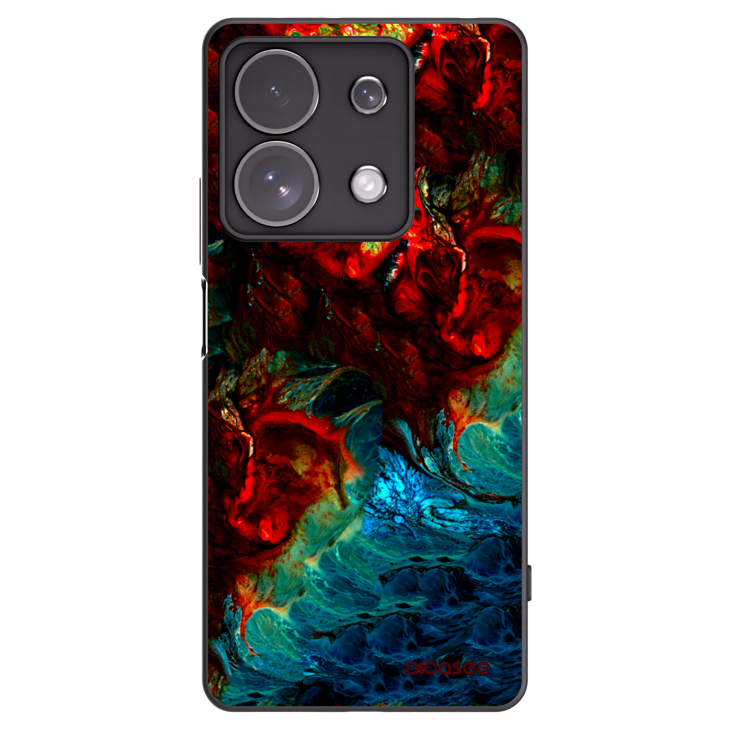 Picasee husă neagră din silicon pentru Xiaomi Redmi Note 13 Pro 4G - Universe