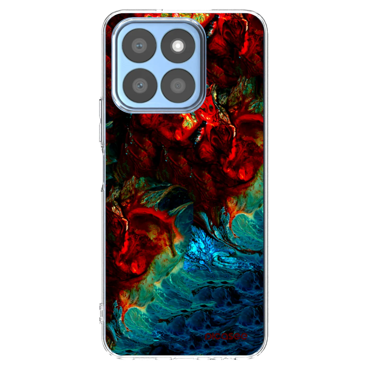 Picasee husă transparentă din silicon pentru Honor X8b - Universe