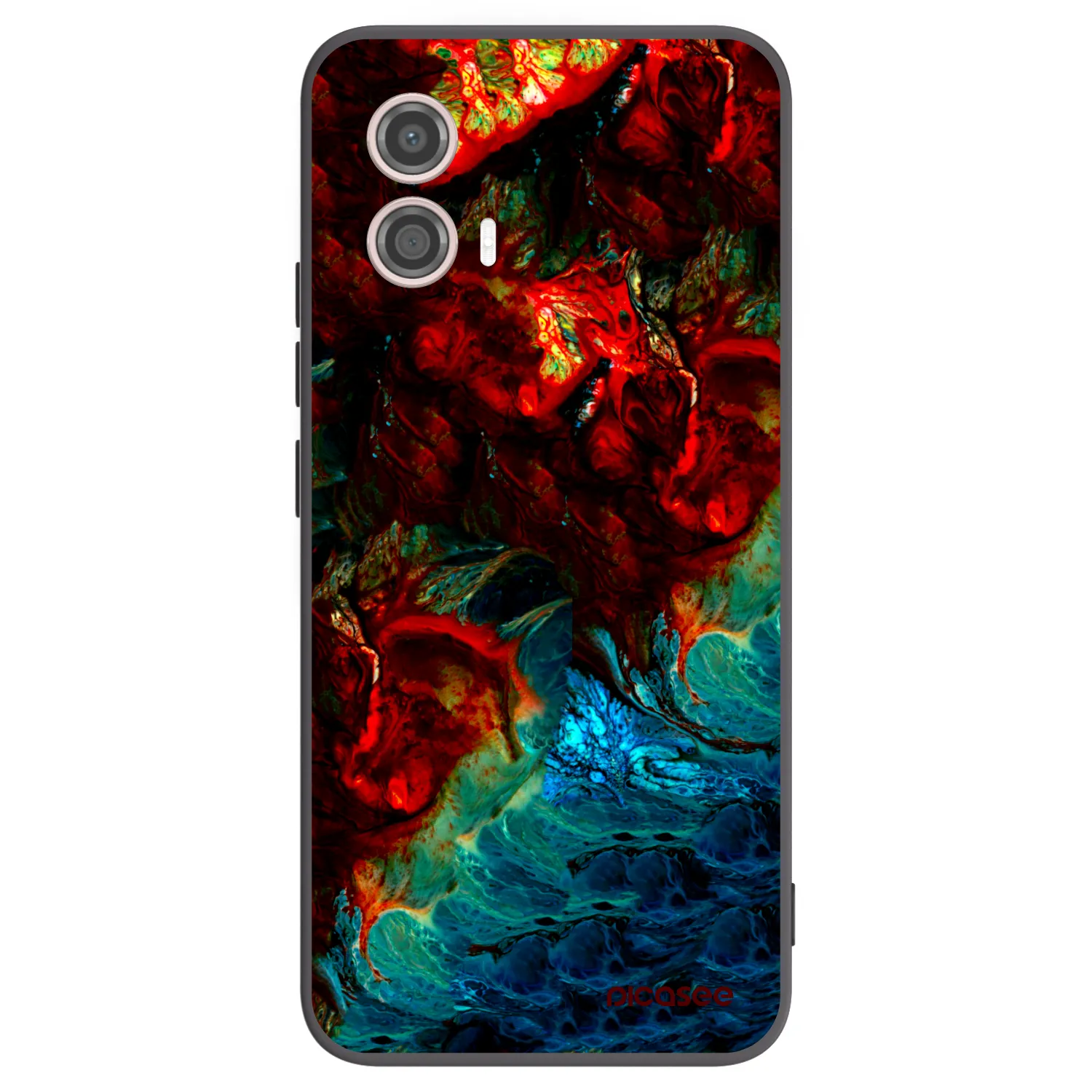 Picasee husă neagră din silicon pentru Motorola Moto G53 5G - Universe