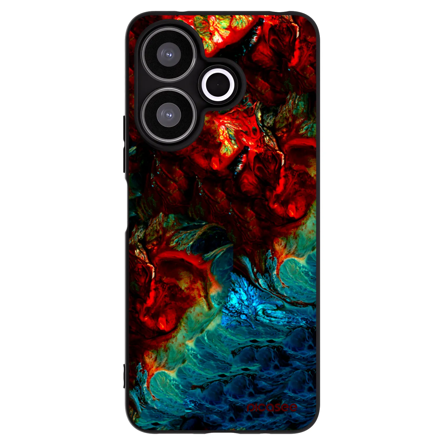 Picasee husă neagră din silicon pentru Xiaomi Redmi 13 4G - Universe