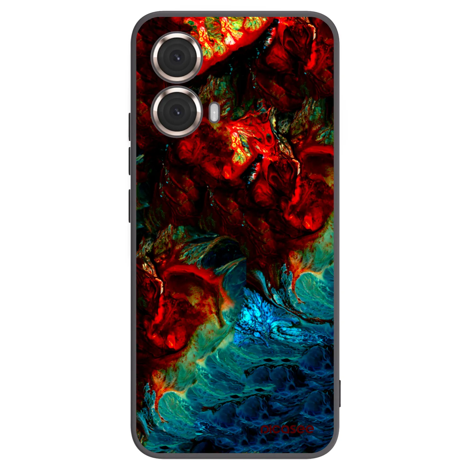 Picasee husă neagră din silicon pentru Motorola Moto G85 - Universe