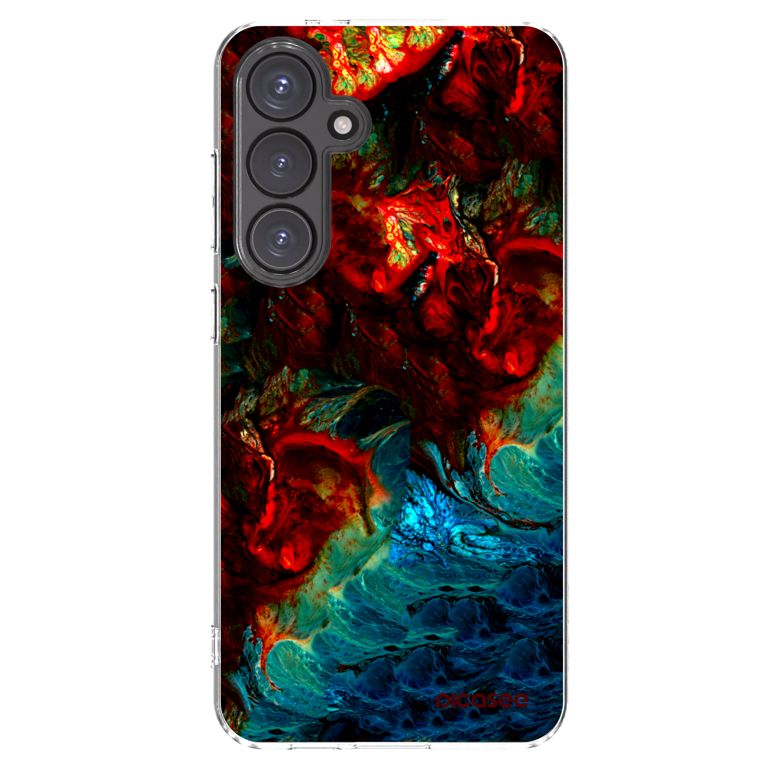 Picasee husă transparentă din silicon pentru Samsung Galaxy S24 FE S721B - Universe