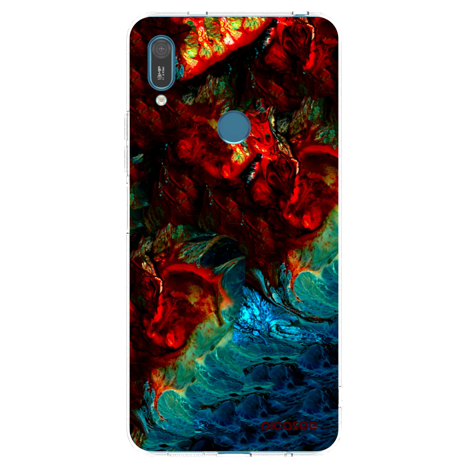Picasee husă transparentă din silicon pentru Huawei Y7 2019 - Universe