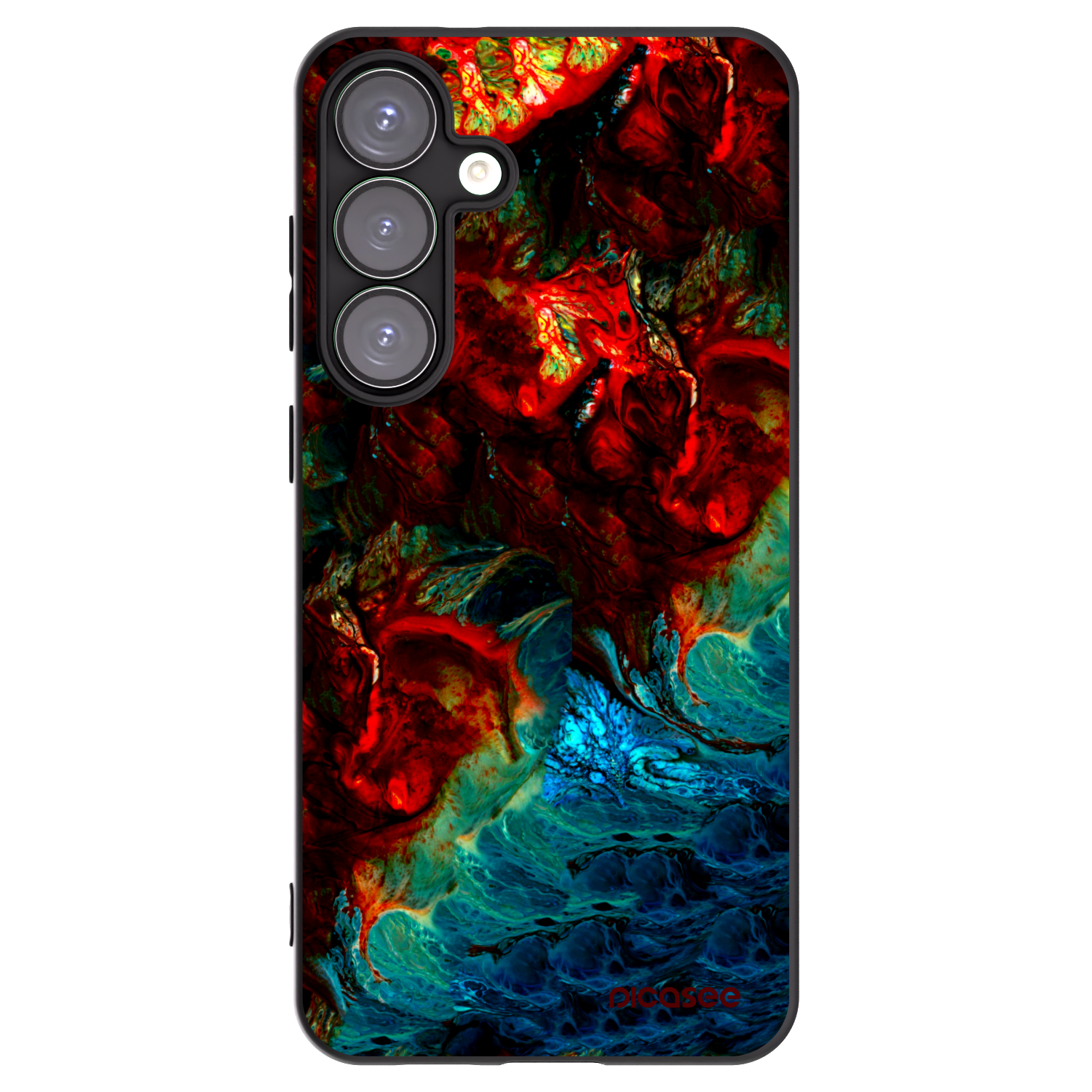 Picasee husă neagră din silicon pentru Samsung Galaxy S25+ 5G - Universe