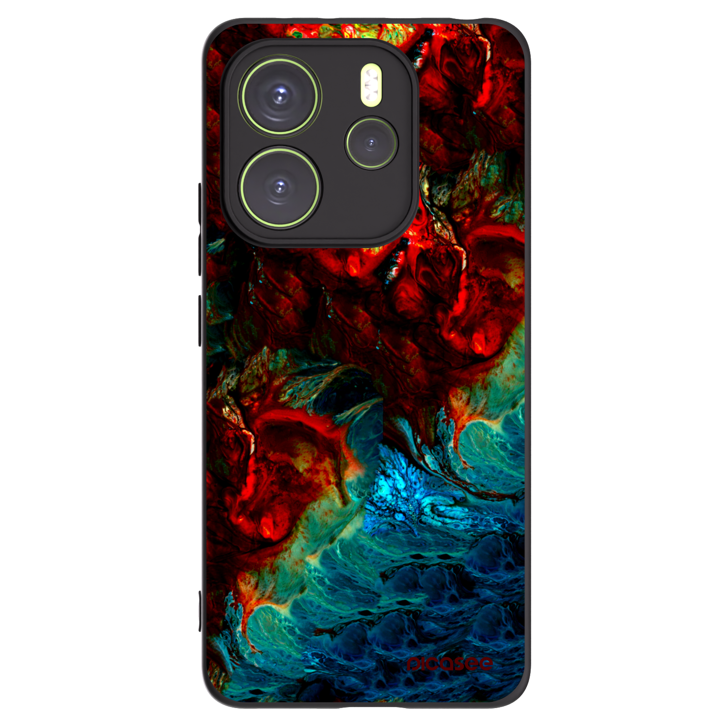 Picasee husă neagră din silicon pentru Xiaomi Redmi Note 14 4G - Universe