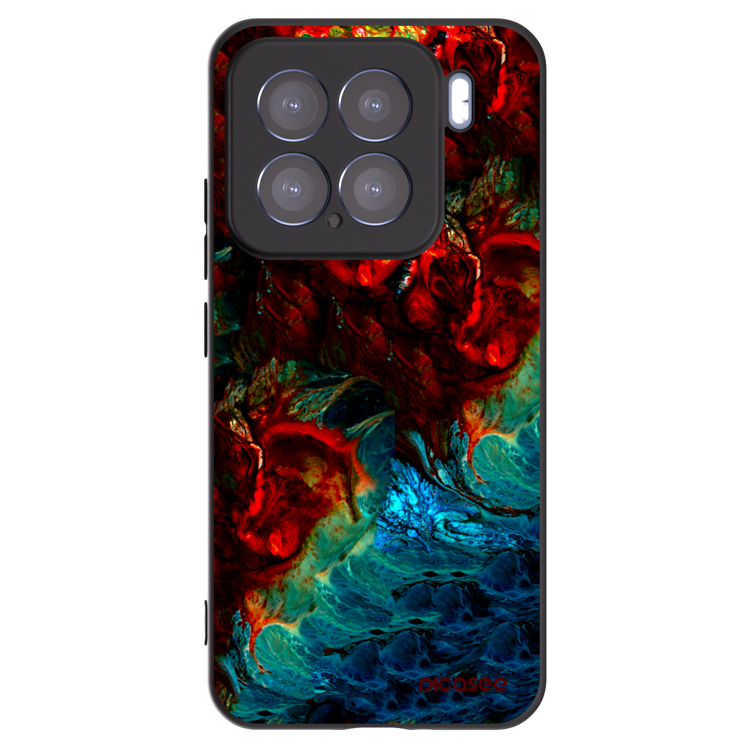 Picasee husă neagră din silicon pentru Xiaomi 15 - Universe