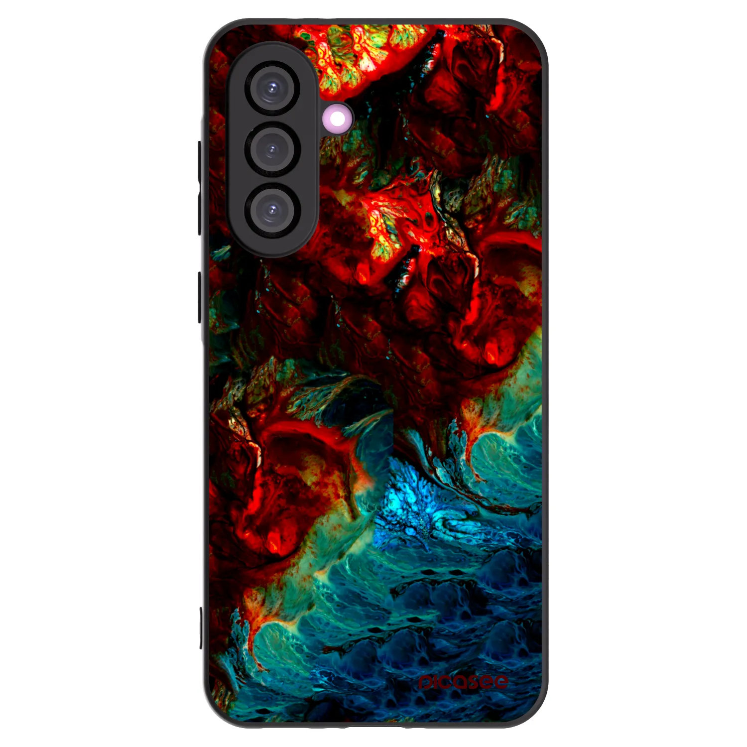 Picasee husă neagră din silicon pentru Samsung Galaxy A56 5G A566B - Universe